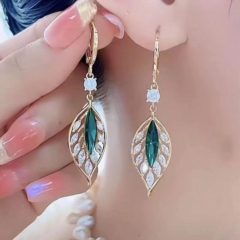 Ohrringe mit Friedensschnalle im antiken Stil, einfache und vielseitige leichte Luxus-Ohrringe im Palaststil, Hanfu-Cheongsam-Zubehör