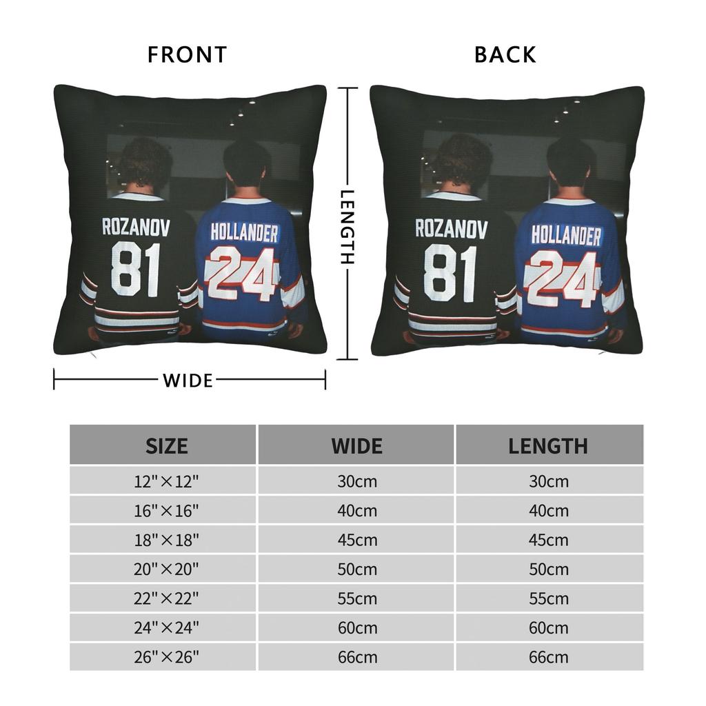 Ilya And Shane Heated Rivalry Pillowcase Polyester Cushion Cover Decoration Pillow Case Cover Home Square 40*40Cm