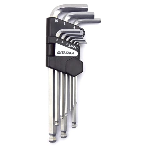 Takagi 9-Piece Hex Wrench Set with Magnet