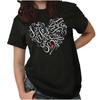 Love The Life You Live Inspiration Positive Womens Graphic Crewneck T Shirt Tee
