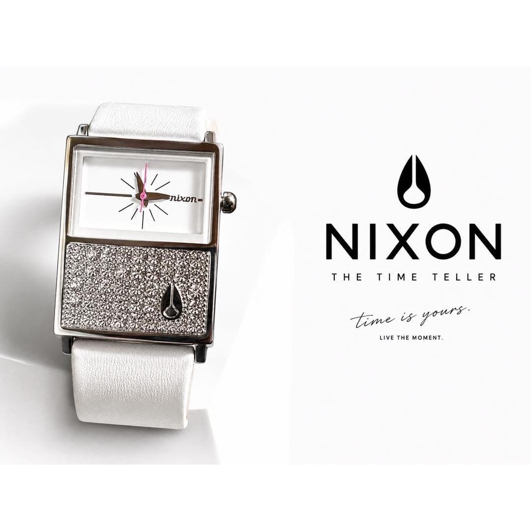 Used Rare Nixon CHALET watch crystal battery replaced