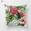 Sofa Car Pillowcase Home Decor Tropical Palm Tree Green Cushion Cover Decorative