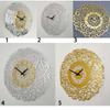 Islamic Living Room Eid Decor Home Decoration Hanging Watch 3D Clocks Silent Quartz Mirror Decoration Clock DIY Wall Clock