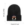 Chapeau Tricoté Bonnet Chat Noir Rétro Vintage Pew Pew Madafakas Chapeau Automne Hiver Chaud Polyester Décontracté Bonnets pour Unisexe Femmes