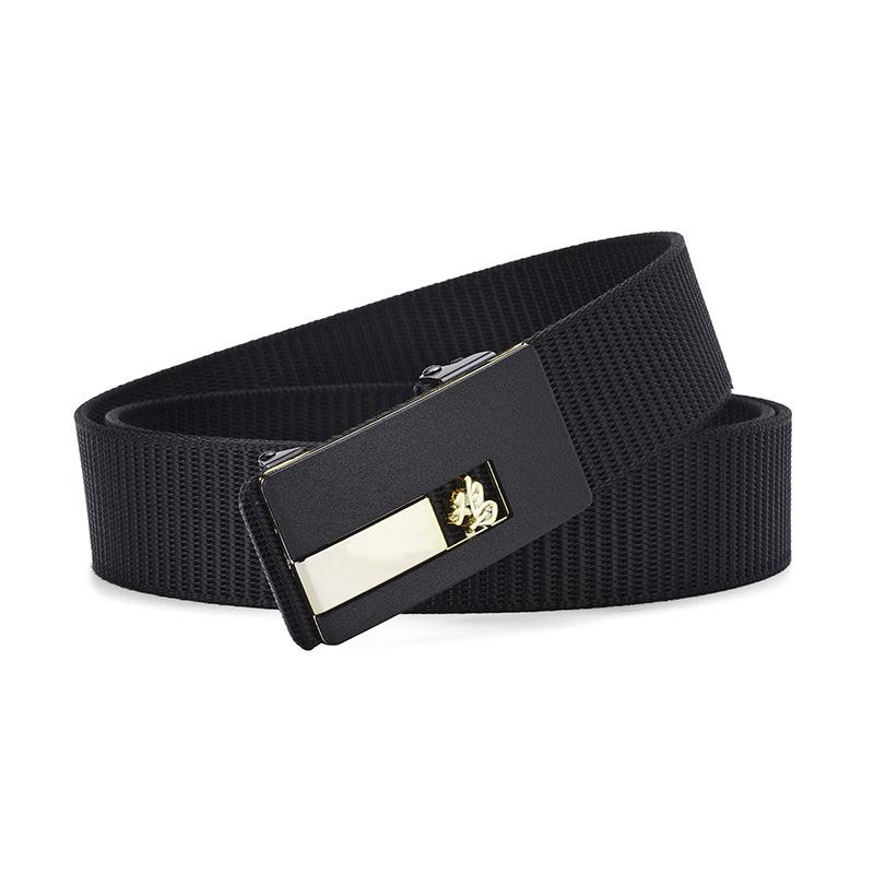 Zodiac Toothless Canvas Belt Simple Automatic Buckle Imitation Nylon Belt Casual Men'S Belt