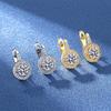 European & American Zircon Earrings for Women - Japanese & Korean Style Versatile Earrings