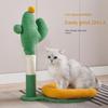 Marco para Gatos Cactus, Cuerda de Sisal, Nido para Gatos, Árbol para Gatos Integrado, Tamaño Pequeño, Plataforma para Saltar Gatos y Marco para Escalar Gatos