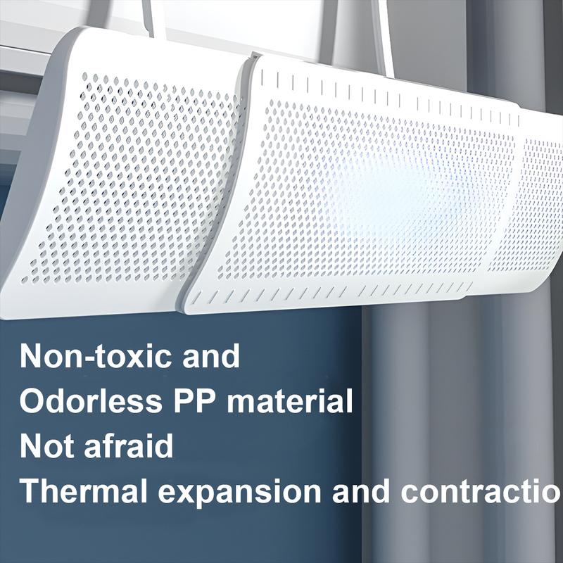 Wall-Mounted Air Outlet Baffle Anti-Direct Blowing Wind Deflector Hanging Conditioning Guide Cover Universal windproof