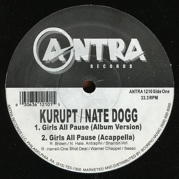

12inch Record KURUPT - Girls All Pause ANTRA1210 Antra Records 1999 US Rap & Hip-Hop/R&B Used