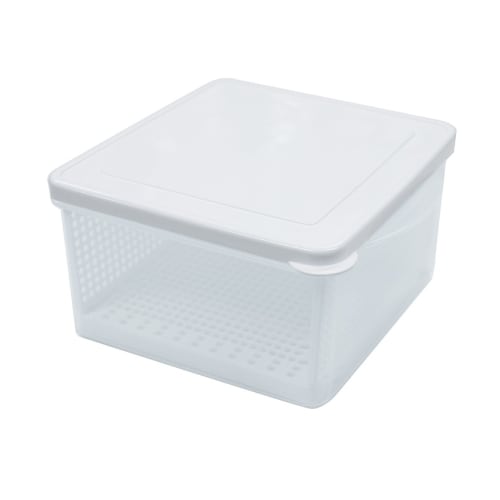 Kokubo Industries Kokubo Sandwich Storage Container, Mesh x Case, Easy to Use, Quickly Removes Food, Stays Dry, Perfect for Cutting Boards, Bread, Pic