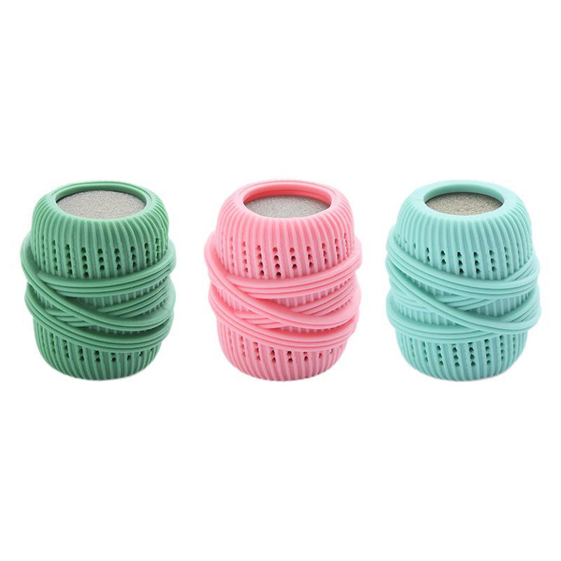 

3pcs Reusable Refillable Laundry Balls, Anti-tangle Washing Machine Cleaning Balls, Household Decontamination Laundry Balls