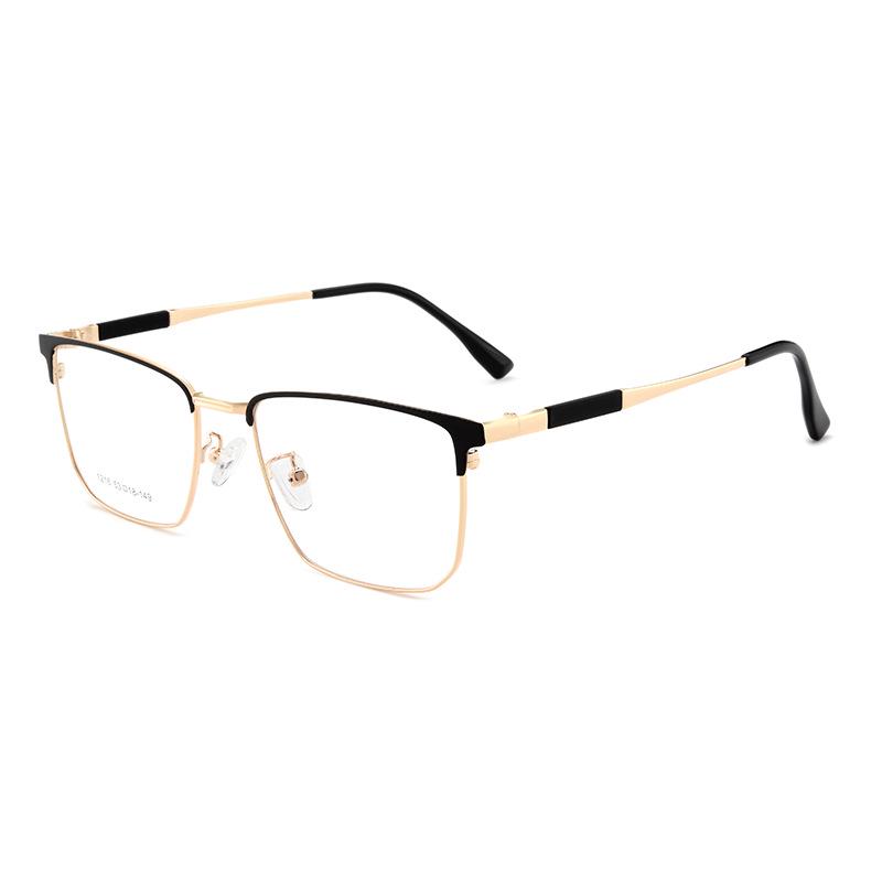 Semi-Rimless Eyebrow Frame Myopia Glasses