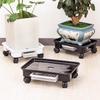 Movable Flower Pot Tray with Wheels