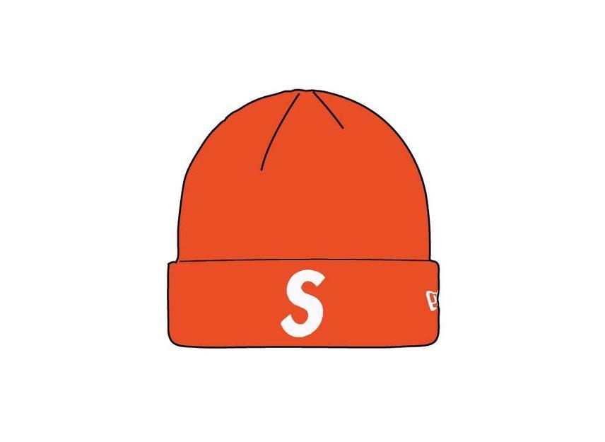 Supreme New Era S Logo Beanie Orange (24FW) One-Size