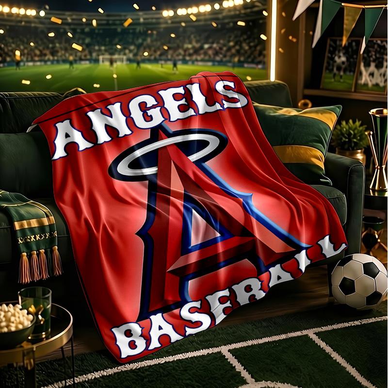 Anaheim Braves Graffiti Art Blanket Lightweight Flannel Bedding Blanket Perfect for Travel, Camping, Living Rooms, Offices, Sofas, Fan Christmas gift