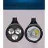 High Power White Light Strong Light Searchlight Handheld LED Lithium Plastic Flashlight Night Fishing Hunting Light