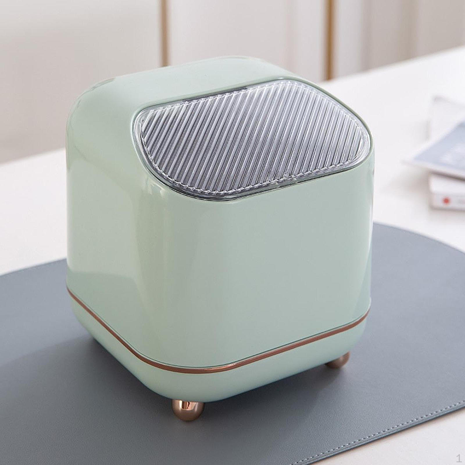 

Компактный настольный мусорный бак с крышкой для домашнего офиса