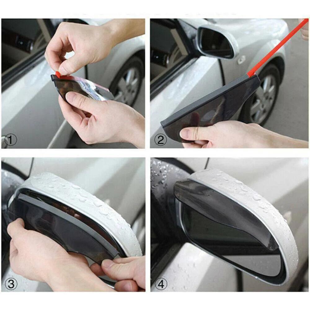 1 Pair Car Rear View Side Mirror Rain Board Eyebrow Guard Sun Visor Accessories Car Accessories High Quality Mirror Rain Brows