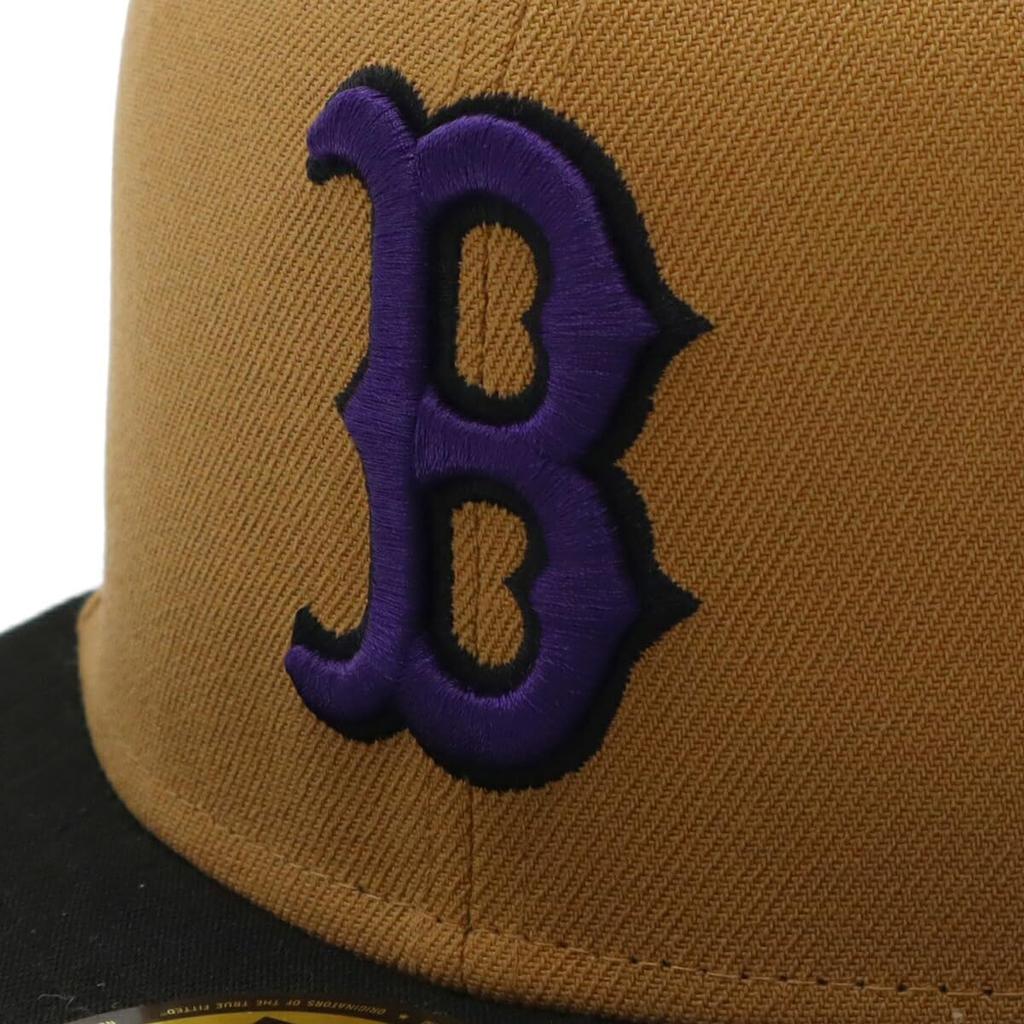 [New Era] New Era Cap 59FIFTY 14712484 NER36C6743 MLB Boston Red Sox BOS WheatBlack Brown 7 12 SIDE PATCH 2-Tone UNDER VISOR ONSPOTZ Special Order
