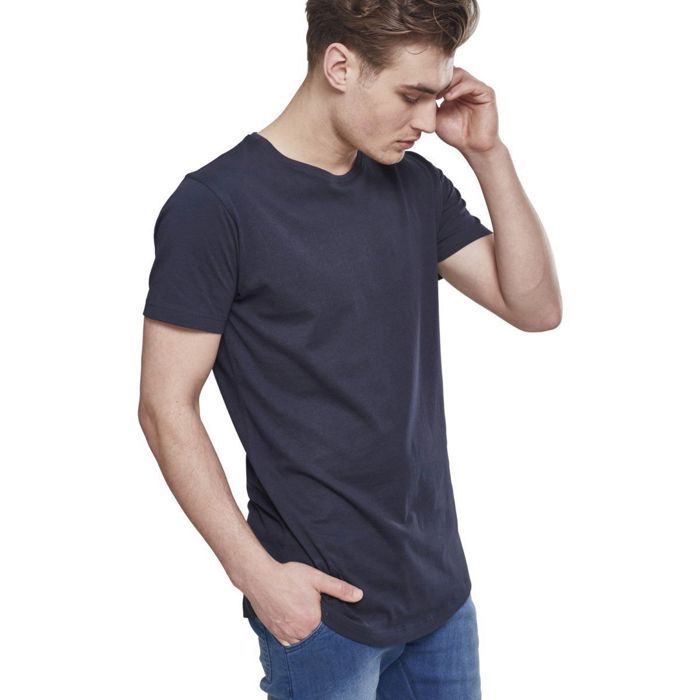 T-shirt long - Urban Classics - SHAPED - 100% coton - Ajusté - Manches longues