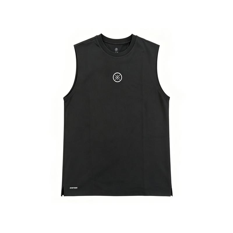 Li-Ning Summer Mens Sleeveless Casual Sports Fitness Comfortable Breathable Skin-Friendly Simple Versatile Vest Men tops AVSV077-1 M