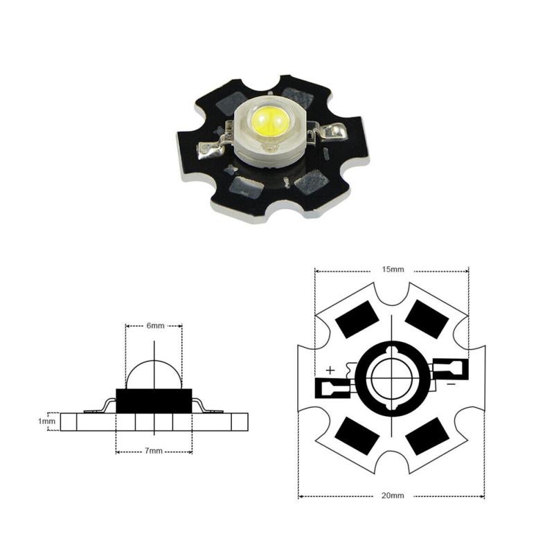 10pcs Diy High Power 1-3w Led Cob Chip Light Beads Led Bulb Diodes Lamp Full Watt