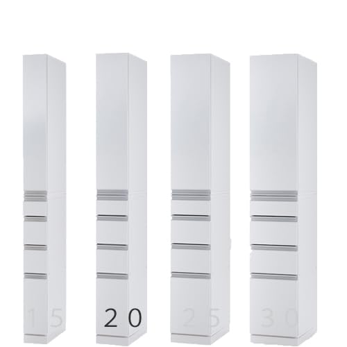 Hidden" Gap Storage Cabinet, 20cm Wide X 45cm Deep [Made In Japan] (20cm)