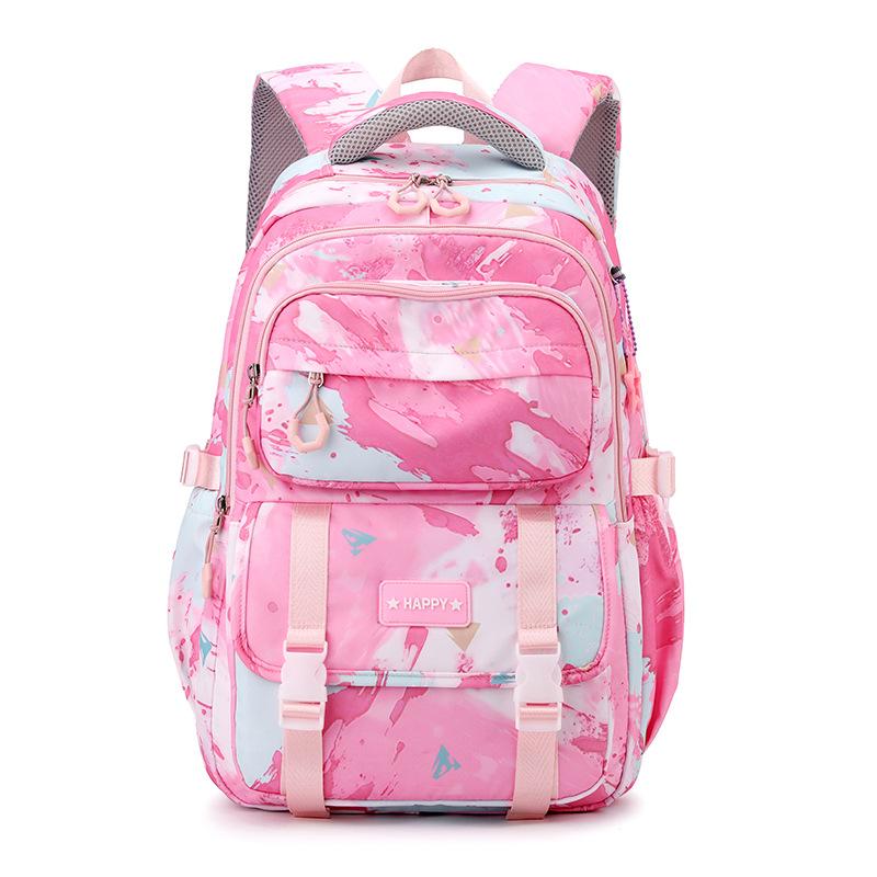 3 PCS Sacs à Dos Camouflage pour Enfants Filles Sac d'École avec Boîte à Lunch Sac à Main Mignon Sac à Dos Enfant Sac à Dos Imperméable