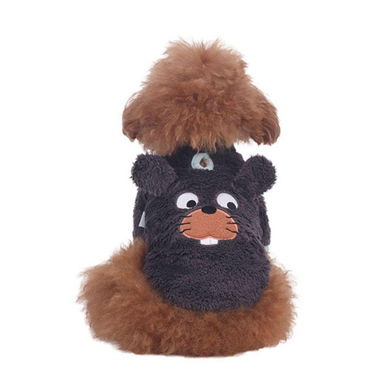 MONCHOUCHOU Dusty Beaver Fleece Reißverschluss