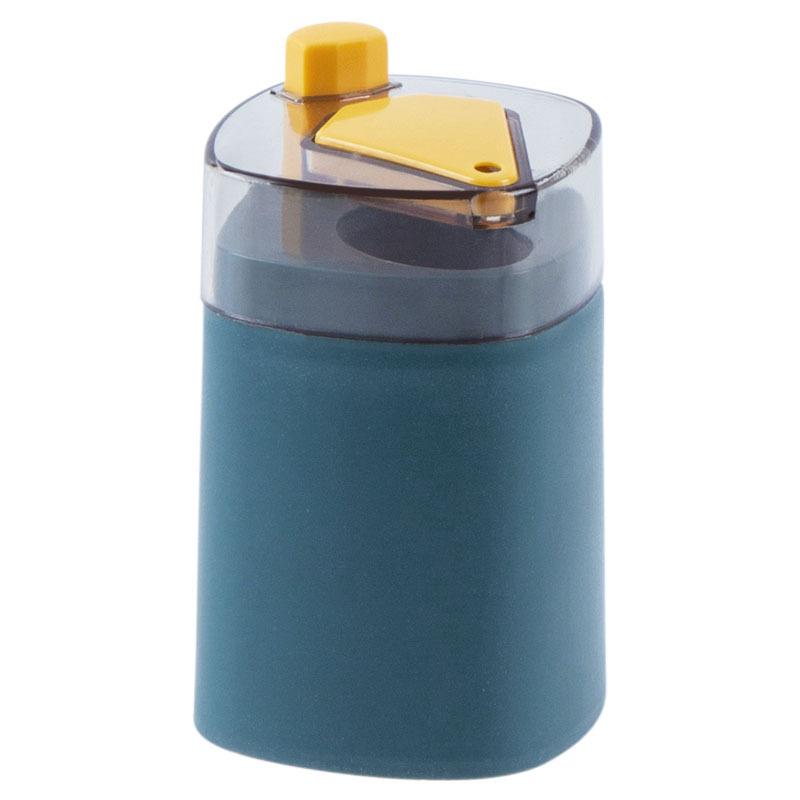 Color-blocking Toothpick Box Automatic Pop-up Toothpick Can Portable Press-type Toothpick Holder for Home Living Room