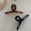 High-End Matte Frosted Large Hair Claw Clip, Women's Chic Shark Clip