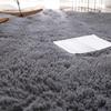 Simple Modern Silk Hair Tie-Dye Carpet Plush Soft Living Room Bedroom Bed Blanket Children's Room Non-Slip Floor Mat