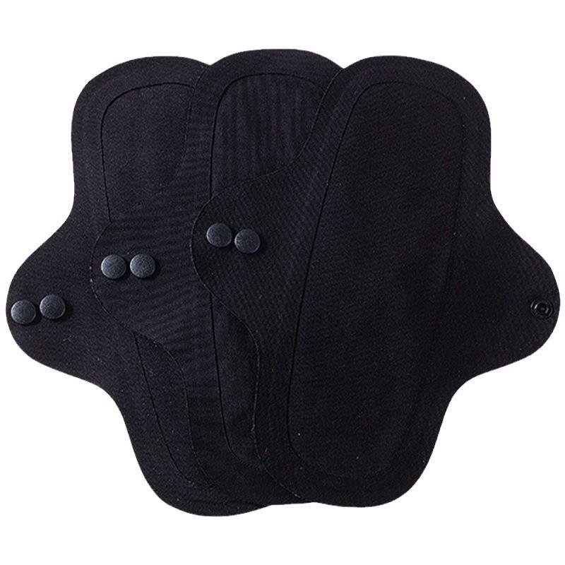 Cotton Panty Liners Sanitary Pads Ultra Soft Breathable Heat-Pressed Daily Night Use With Wings