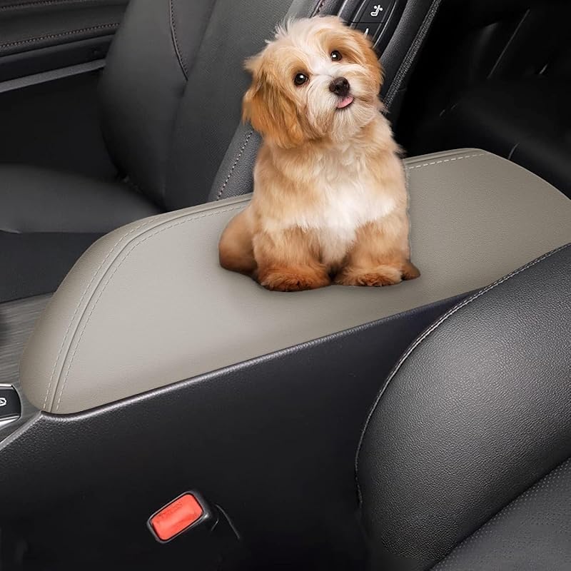 AOMSAZTO Center Console Cover Ized Armrest Cover Compatible With 2018-2024 Toyota Camry, Leather Arm Rest Covering For Car, Well-Make Durable Console