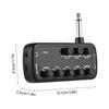 Guitar Amplifier Mini Amp Portable Headphone Guitar Amplifier Plug and Play for Electric Guitar Musical Instrument 3 Built-In