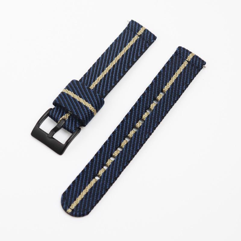 Quick Release High-Quality Nylon Canvas Watch Strap for Seiko DW - Sizes 18, 20, 22, 24mm