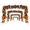 Gotische Halloween Hängedekoration 175cm Girlande Ahornblatt Kürbis Spinnenranke Kamin Kaminsims Herbst Event Arrangement Zubehör