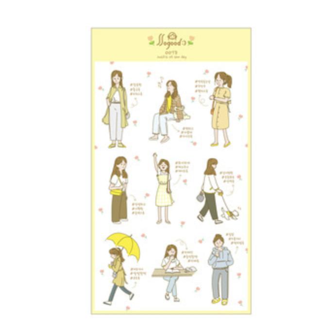 Petit Fancy Petit Design Stickers(10ea Each)- 16 Options (Decoration / DIY Scrapbooking)