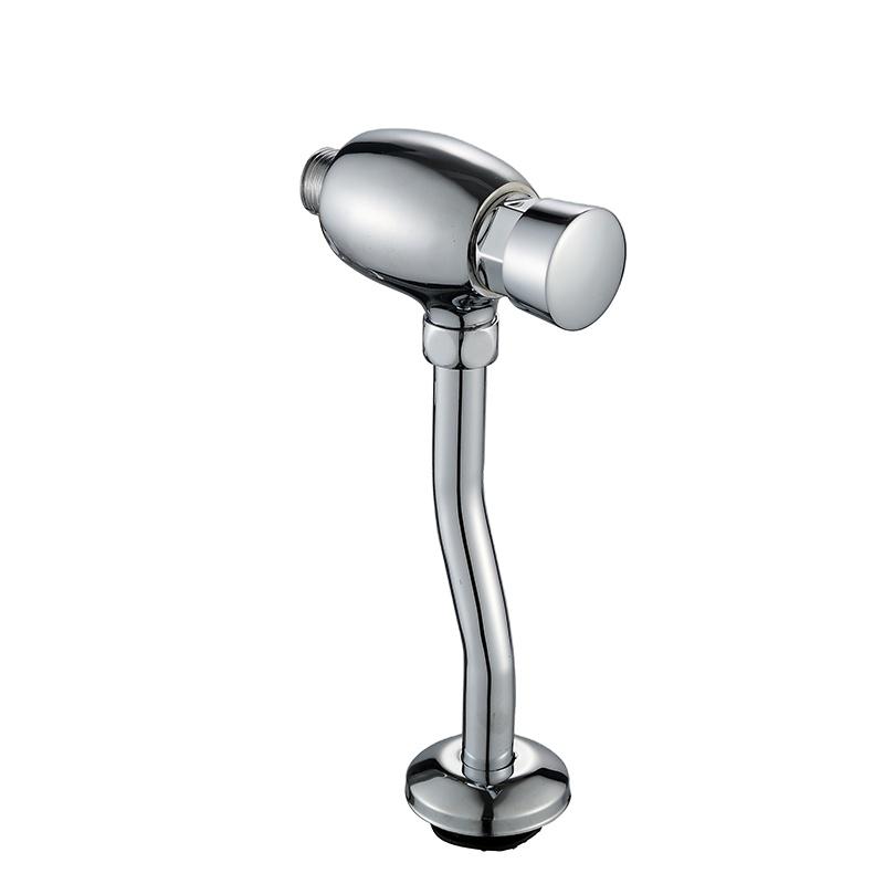 Manually Toilet Copper Urinal Flush Valve Delay Urine Flush Valve Into the Wall Hung Urinal Flush Valve светло-серый