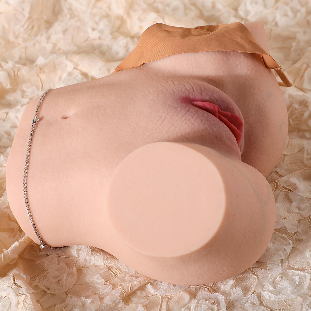 3.5KG Realistic Hip Masturbator for Men - 2 Hole Design (Deep Vagina & Tight Anal) with 3D Lifelike Pussy and Ass&Ultra-Realistic Sex Doll Hip