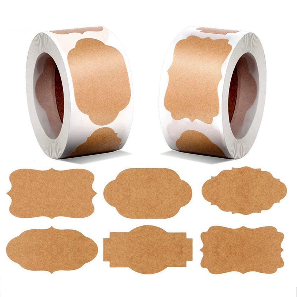 DIY Kitchen Jar Bottle Jam Gifts Box Decor Stickers Spice Labels Tags
