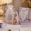 Gnom-Ornament Emotionale Stützfigur mit Karte und Aufmunterungsgeschenk für Sie Mullbeutel Positive Energie Frauen Dekoration