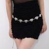 Atmospheric metal waist chain, women's adjustable dress waist, multi-layer premium chain belt.