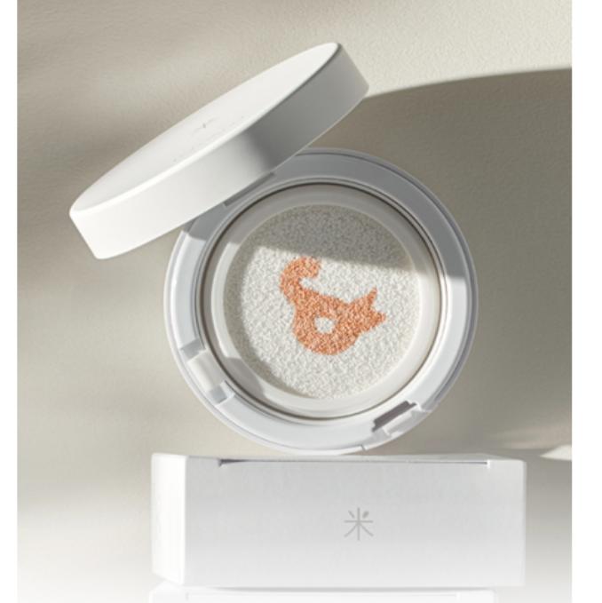 Rom&nd Bakmi Tone-Up Sun Cushion SPF50+ PA++++ – Peach & White Dual Pact