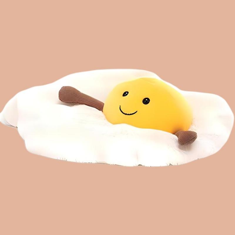 JELLYCAT Fun Food Series Poached Egg Soothing Doll Plush Doll 27cm High
