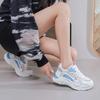 Breathable Thick-heeled White Sneakers For Woman Skateboarding Women Shose Black Sports Shoes Vip Link School Brand Name