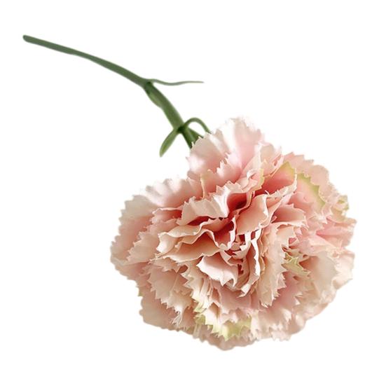 Künstliche Nelkenblume 29 cm Fake Seiden-Nelkenblume mit Einzelstiel für Hochzeit Brautstrauß Jubiläum Geburtstag Haus Esstisch Dekoration