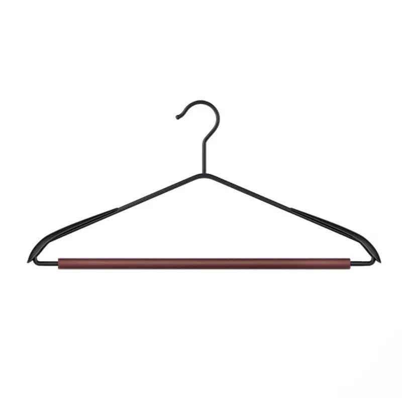 Beech Wood Non-Slip Clothes Hanger - Solid Wood, No-Trace Design for Household and Adult Clothing Stores