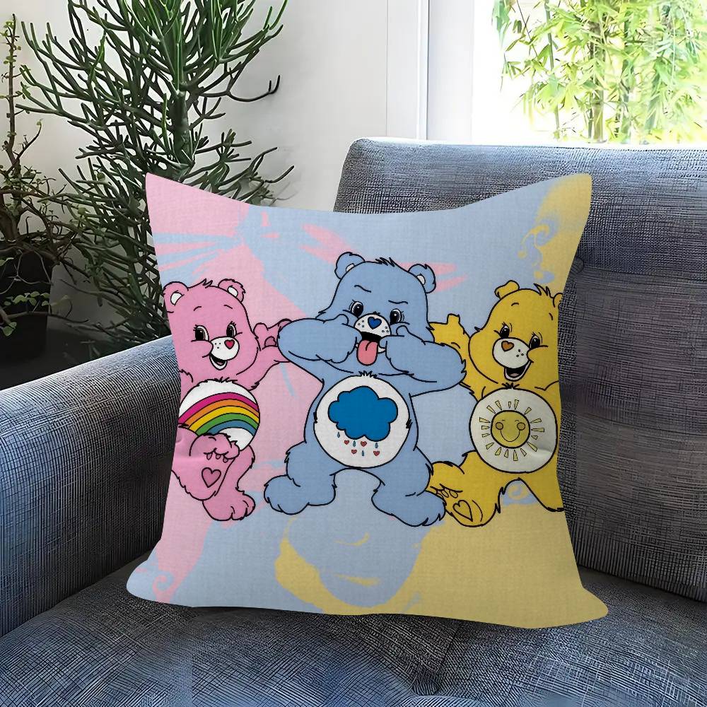 Pillow Gift Home Office Decoration Pillow Bedroom Sofa Car Cushion Coverpillow Case Cute C-Care B-Bears