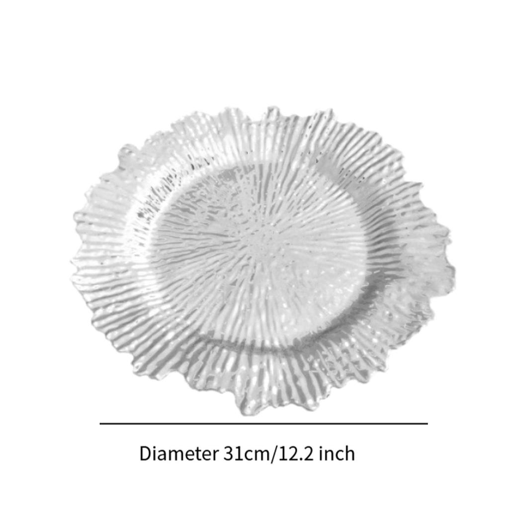Serving Tray Multi Function Ring Holder Fruit Plate for Events Wedding Table